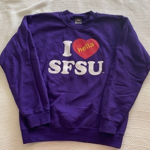 SFSU crew sweatshirt size S